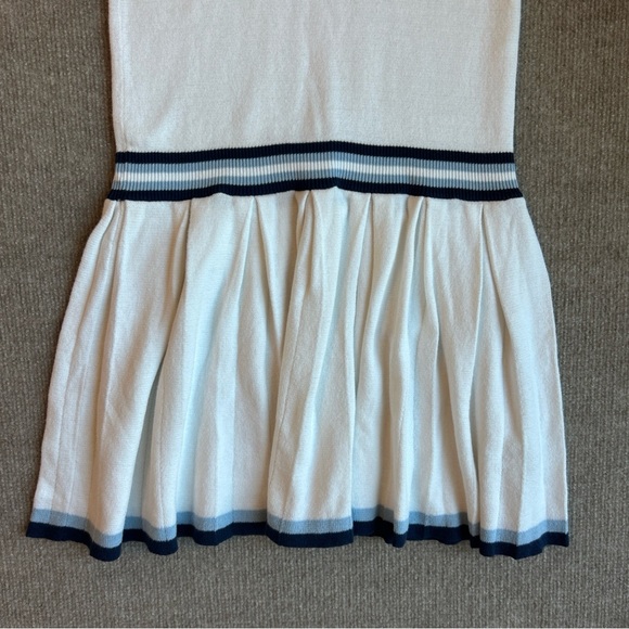 NWT Hope And Henry Girls White Organic Cotton Sweater Dress, Size 8 - Picture 4 of 10